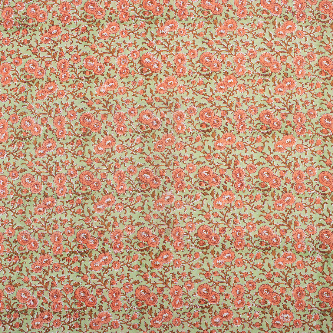 Stylish Handmade Floral Cotton Fabric in India
