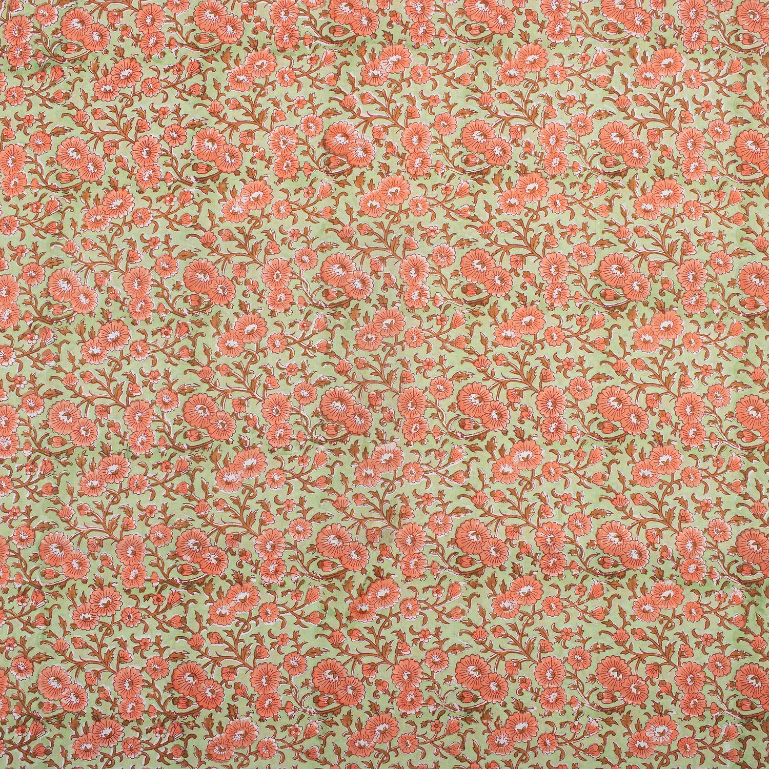Stylish Handmade Floral Cotton Fabric in India