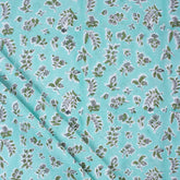 Leaf Indian Hand Block Printed Fabric by Yard