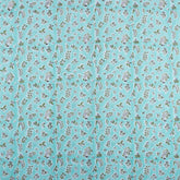 Leaf Indian Hand Block Printed Fabric by Yard