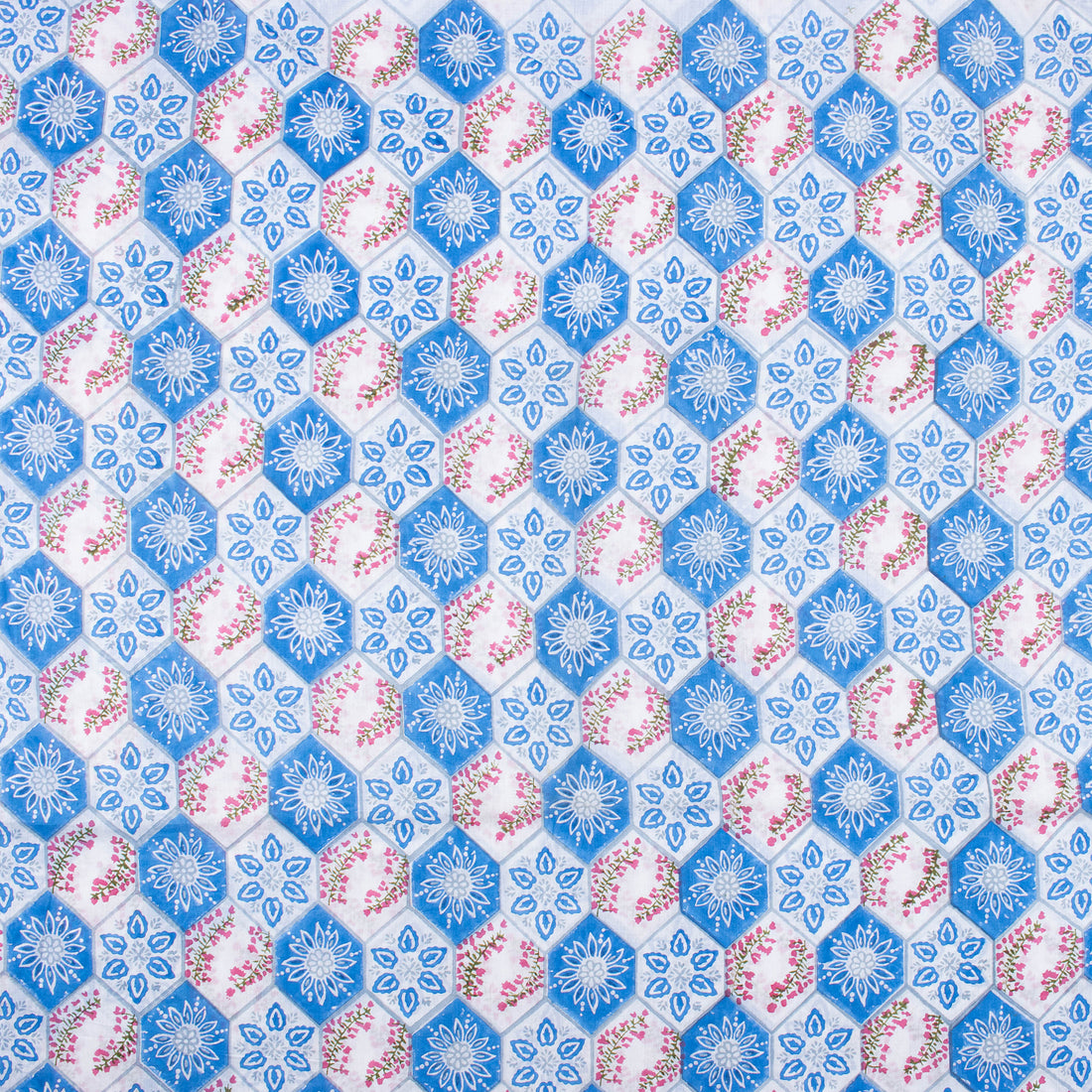 Latest Tie Dye Cotton Geometric Print Fabric