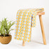 Yellow Bagru Print Fabric Cotton