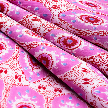 Block Printed Cotton Fabric