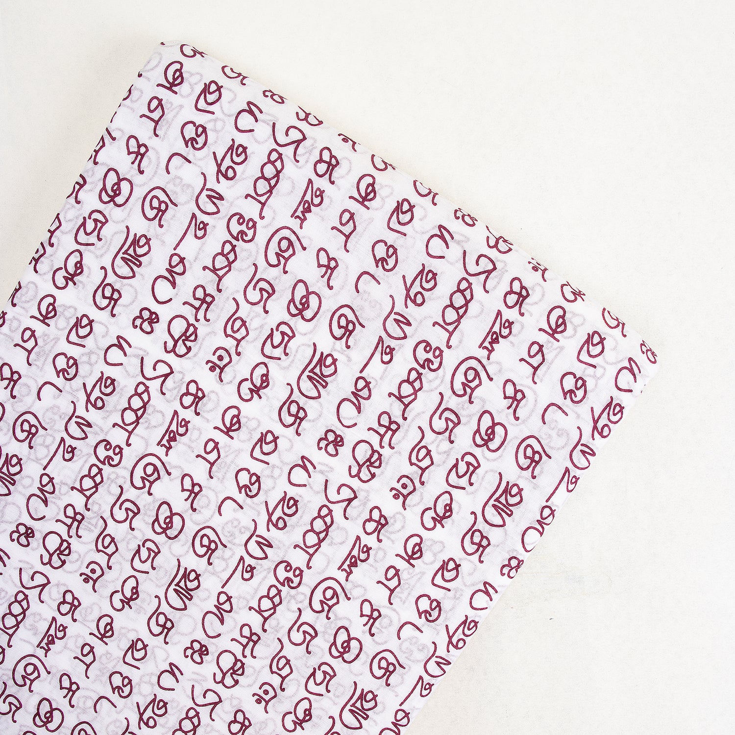 South Indian Languages Hand Block Fabric