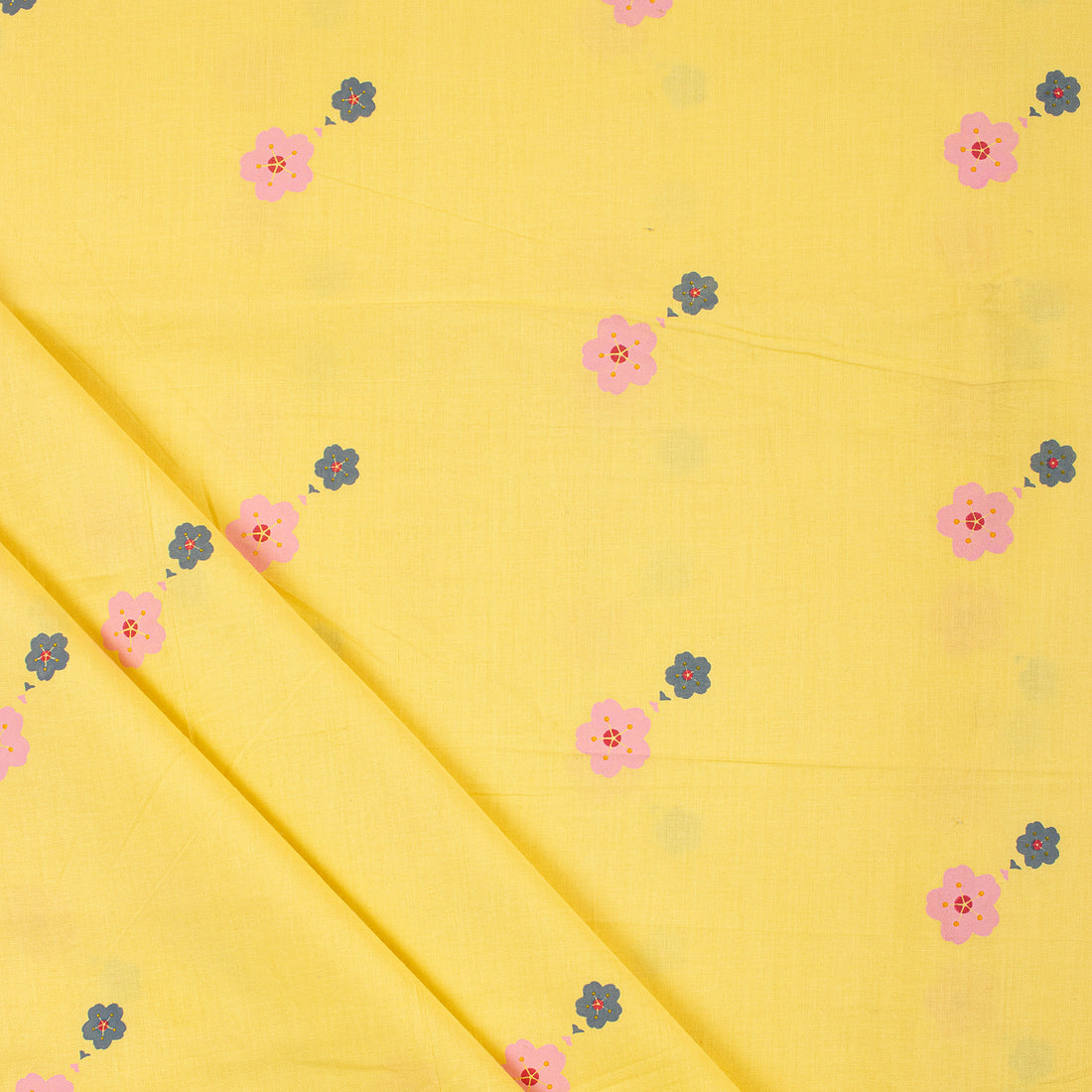 Premium Quality Floral Block Print Fabric