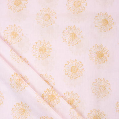 Beautiful Indian Floral Hand Block Printed Cotton Fabric