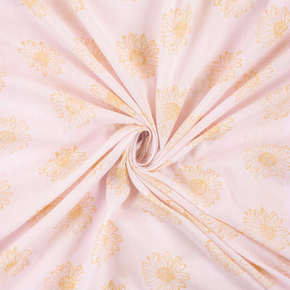 Beautiful Indian Floral Hand Block Printed Cotton Fabric