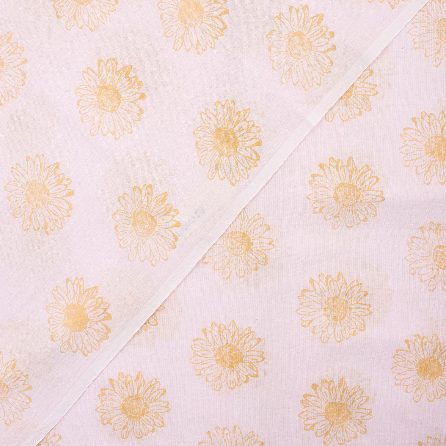 Beautiful Indian Floral Hand Block Printed Cotton Fabric