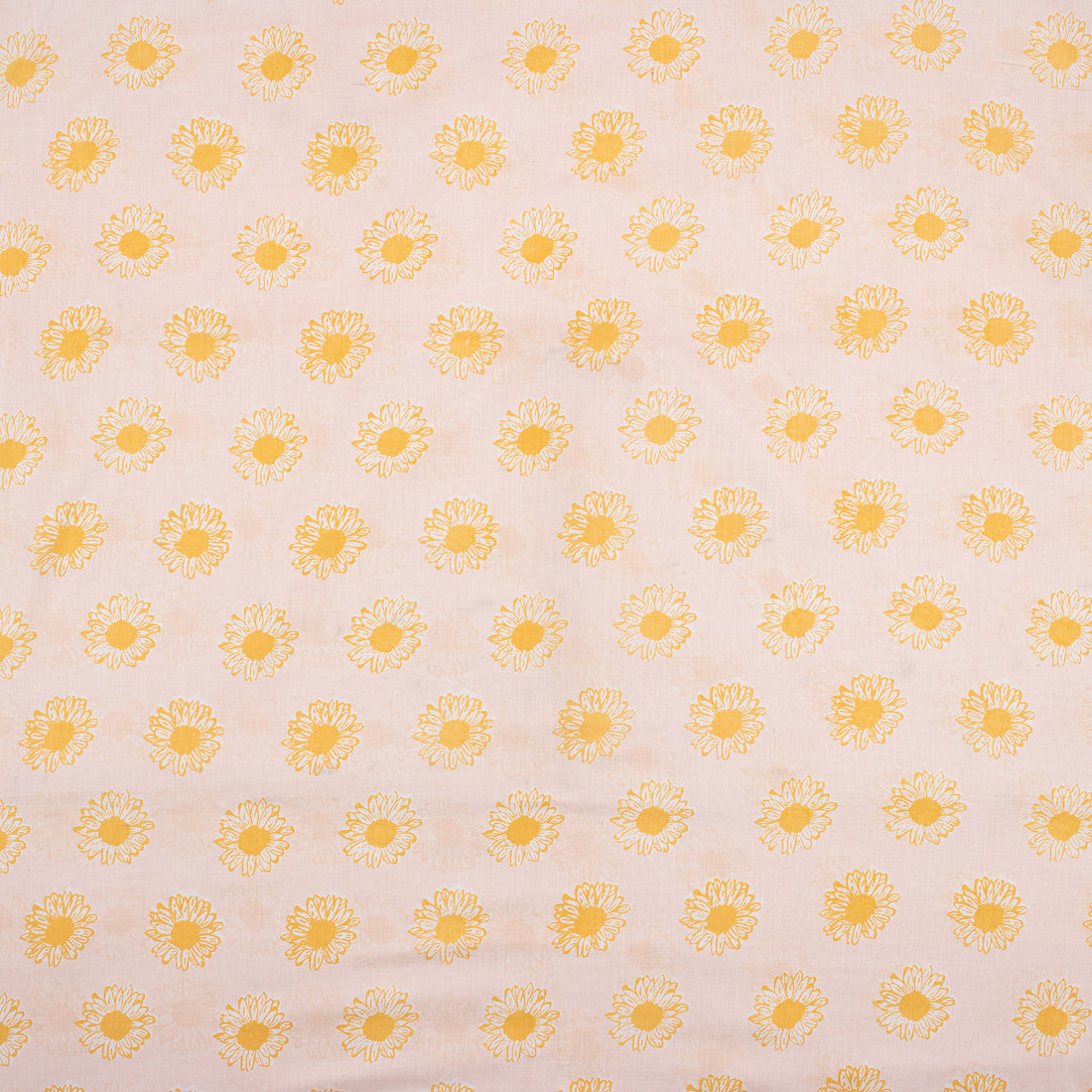 Floral Pure Cotton Hand Block Printed Fabric