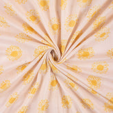 Floral Pure Cotton Hand Block Printed Fabric