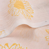 Floral Pure Cotton Hand Block Printed Fabric