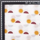 Sun Hand Block Printed Cotton Fabric by Yard