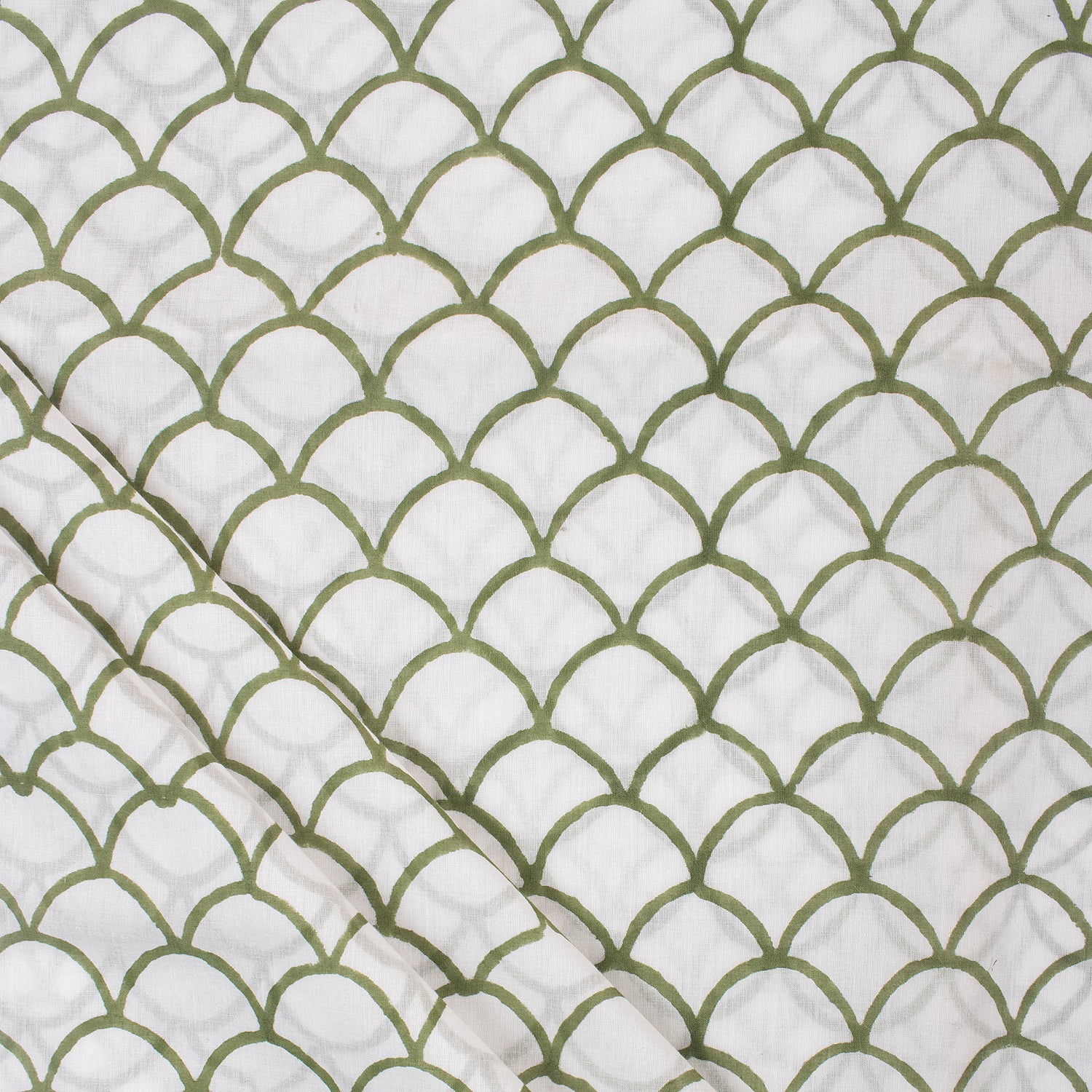 Online Handmade Geometric Hand Block Printed Fabric