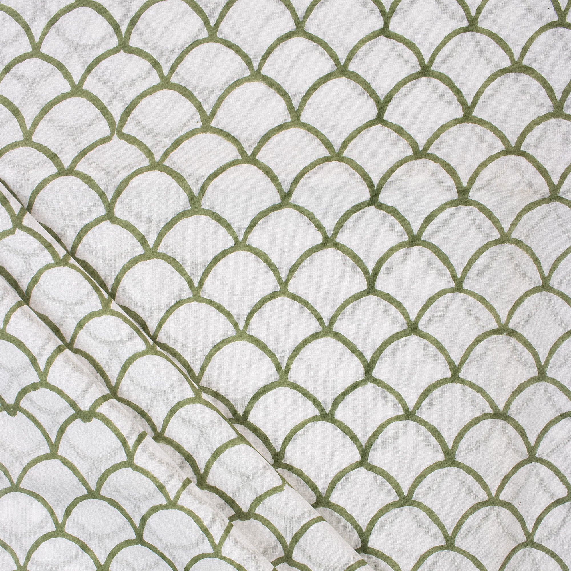 Online Handmade Geometric Hand Block Printed Fabric