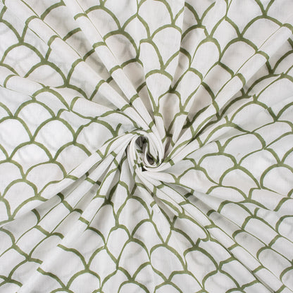 Online Handmade Geometric Hand Block Printed Fabric