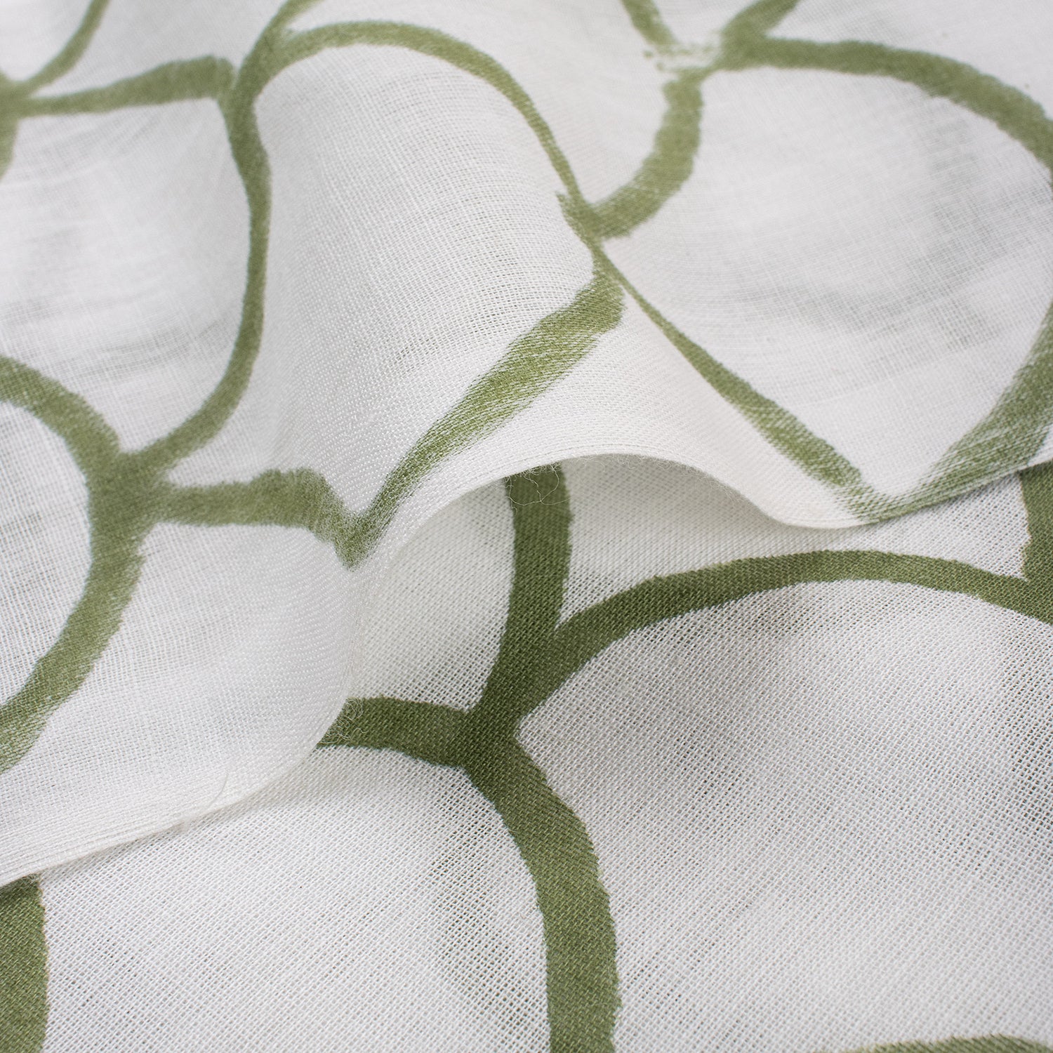 Online Handmade Geometric Hand Block Printed Fabric