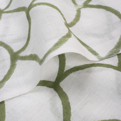 Online Handmade Geometric Hand Block Printed Fabric