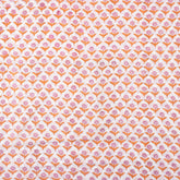 Pink Soft Floral Hand Block Printed Fabric by Yard