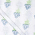 Quality Blue Floral Hand Block Printed Fabric