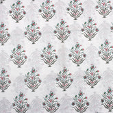 Pure Cotton Green Hand Block Printed Fabric
