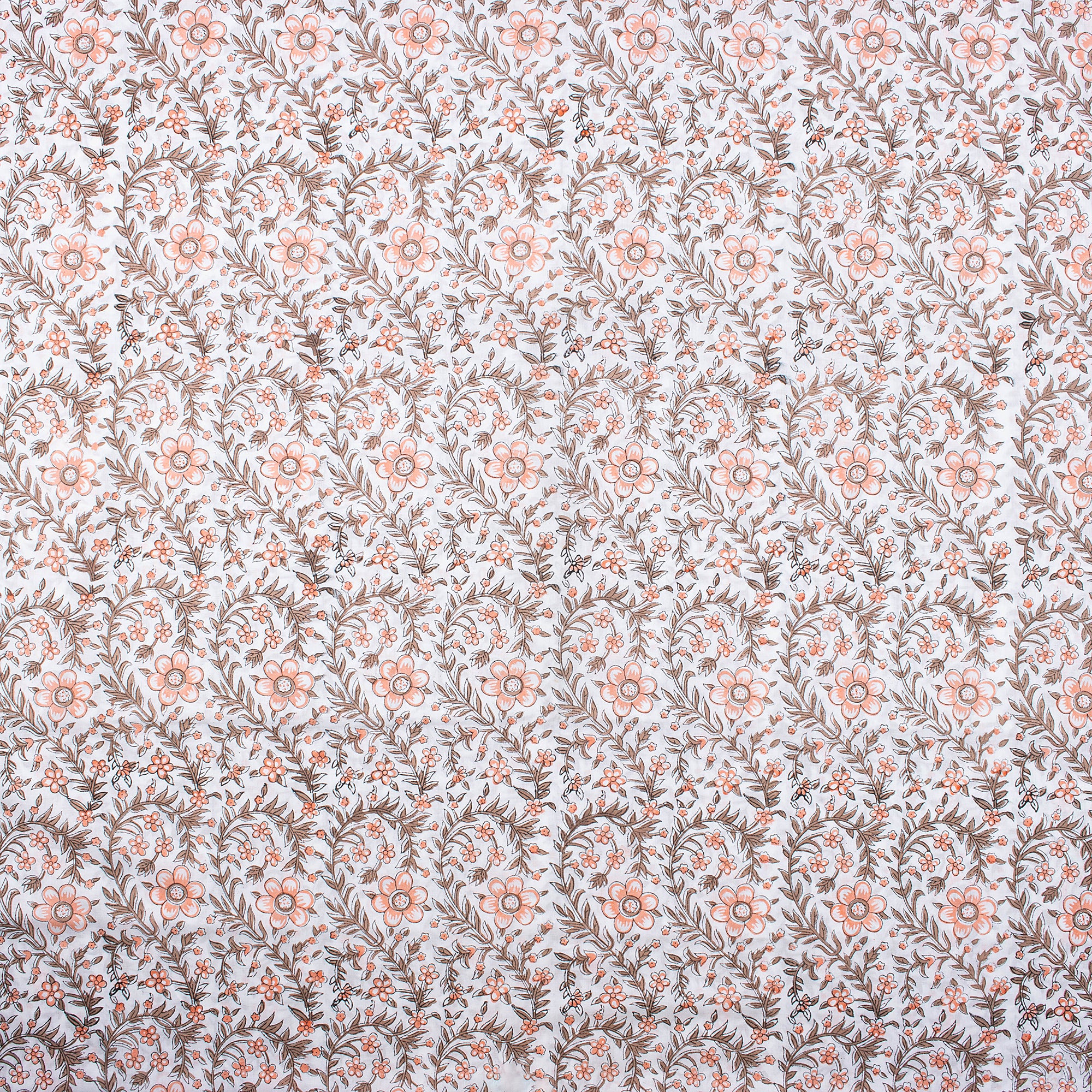 Pink Floral Print Fabric