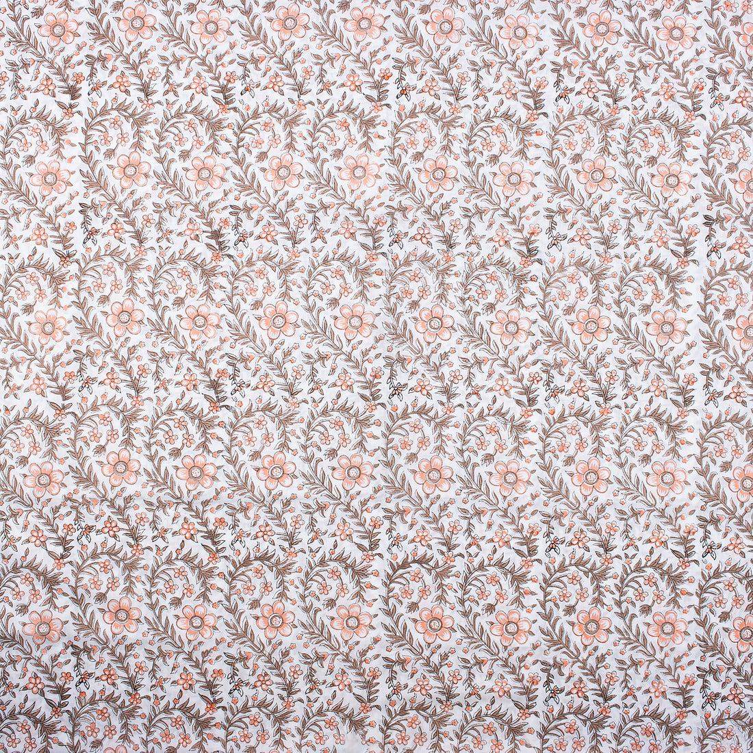 Pink Floral Print Fabric