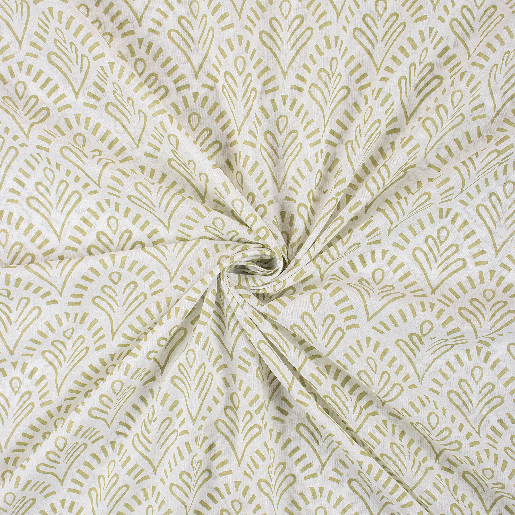 Sustainable Hand Block Printed Clothing Fabric