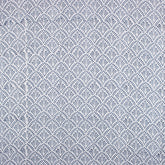 Blue Leaf Hand Block Printed Fabric