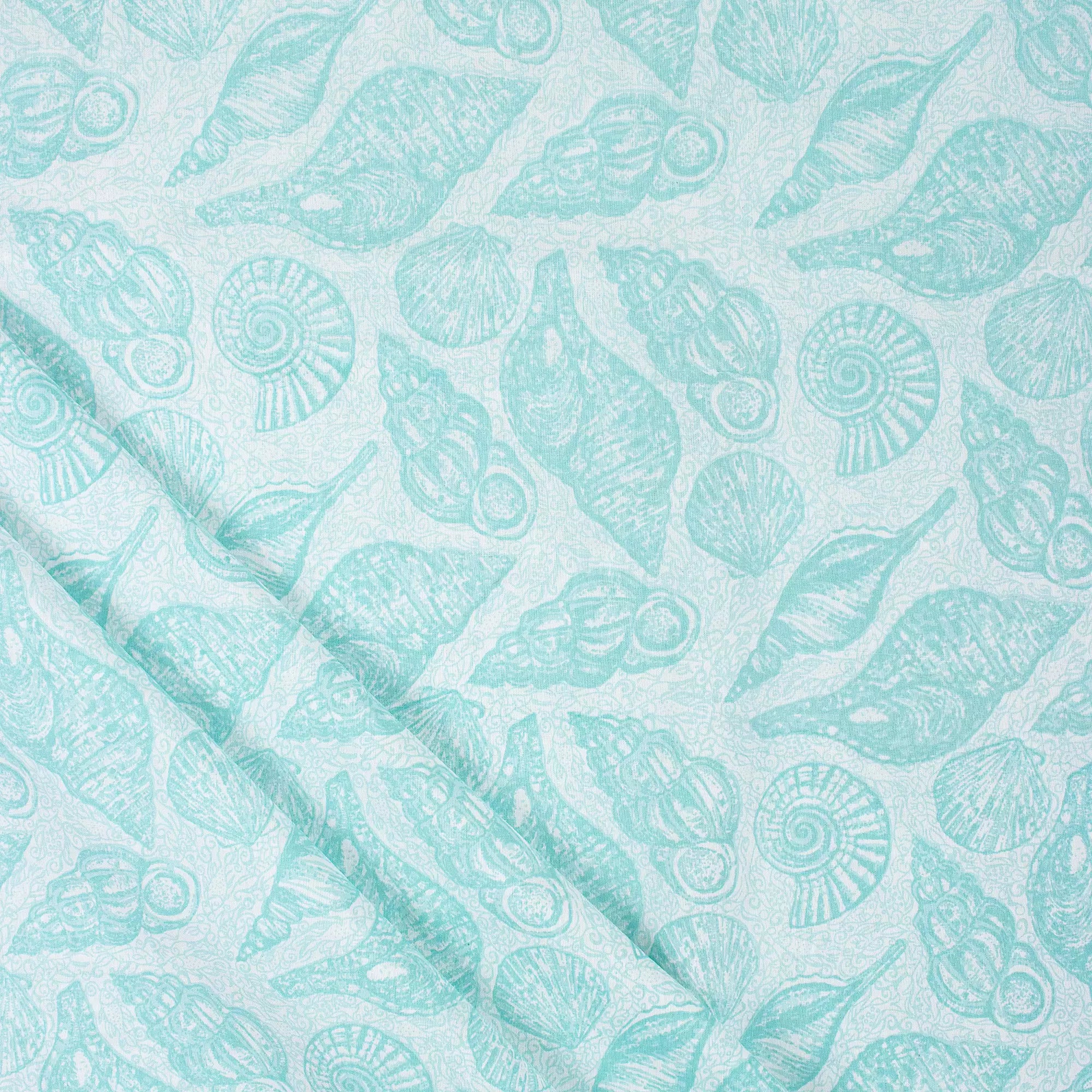 Hand Block Printed Green Leaf Organic Online