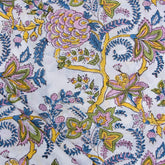 Multicolor Floral Print Cotton Cloth Material