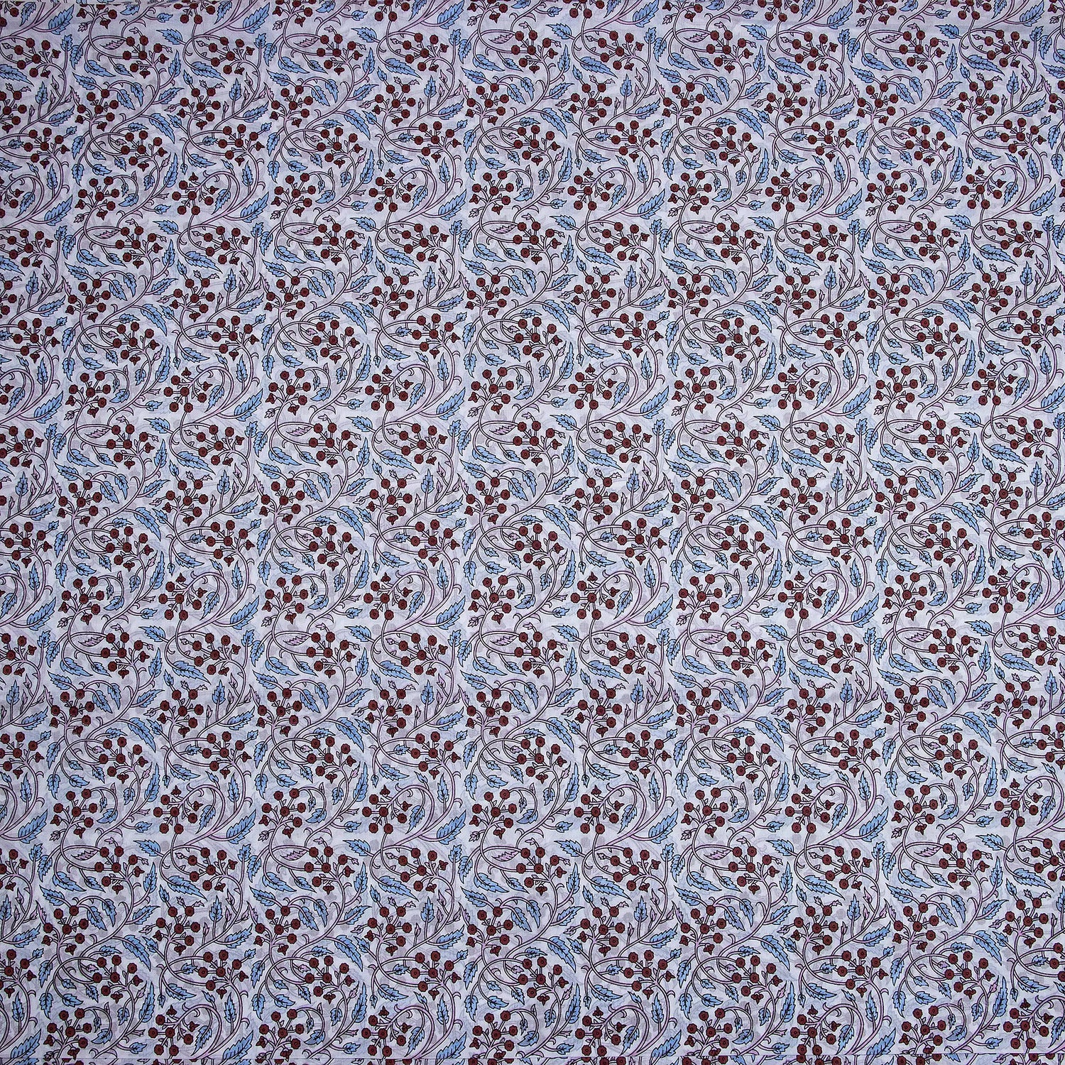 Multi Floral Handmade Printed Cotton Fabric