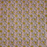 Yellow Floral Printed Jaipur Cotton Material