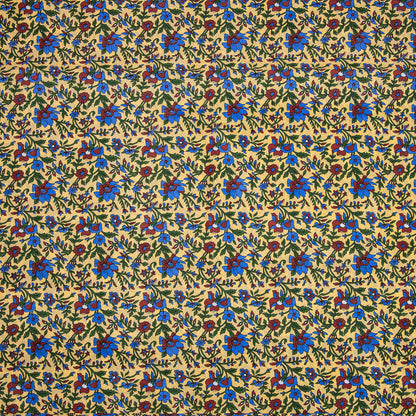 Multicolor Floral Block Print Fabric