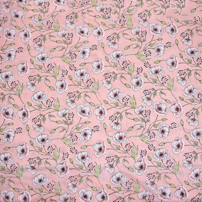 Beautiful Hand Block Printed Pure Cotton Fabric