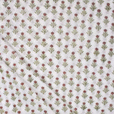 Indian Floral Handmade Printed Pure Cotton Fabric