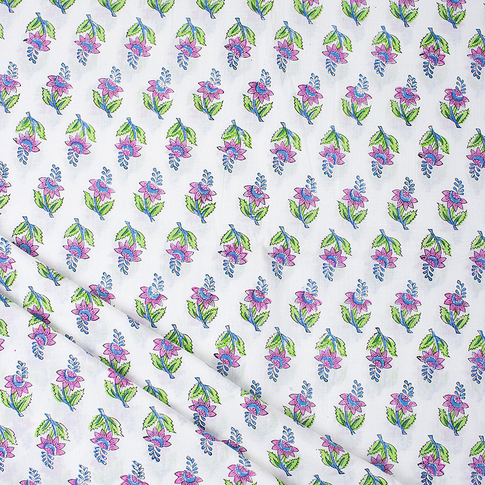 Floral Design Cotton Printed Fabric