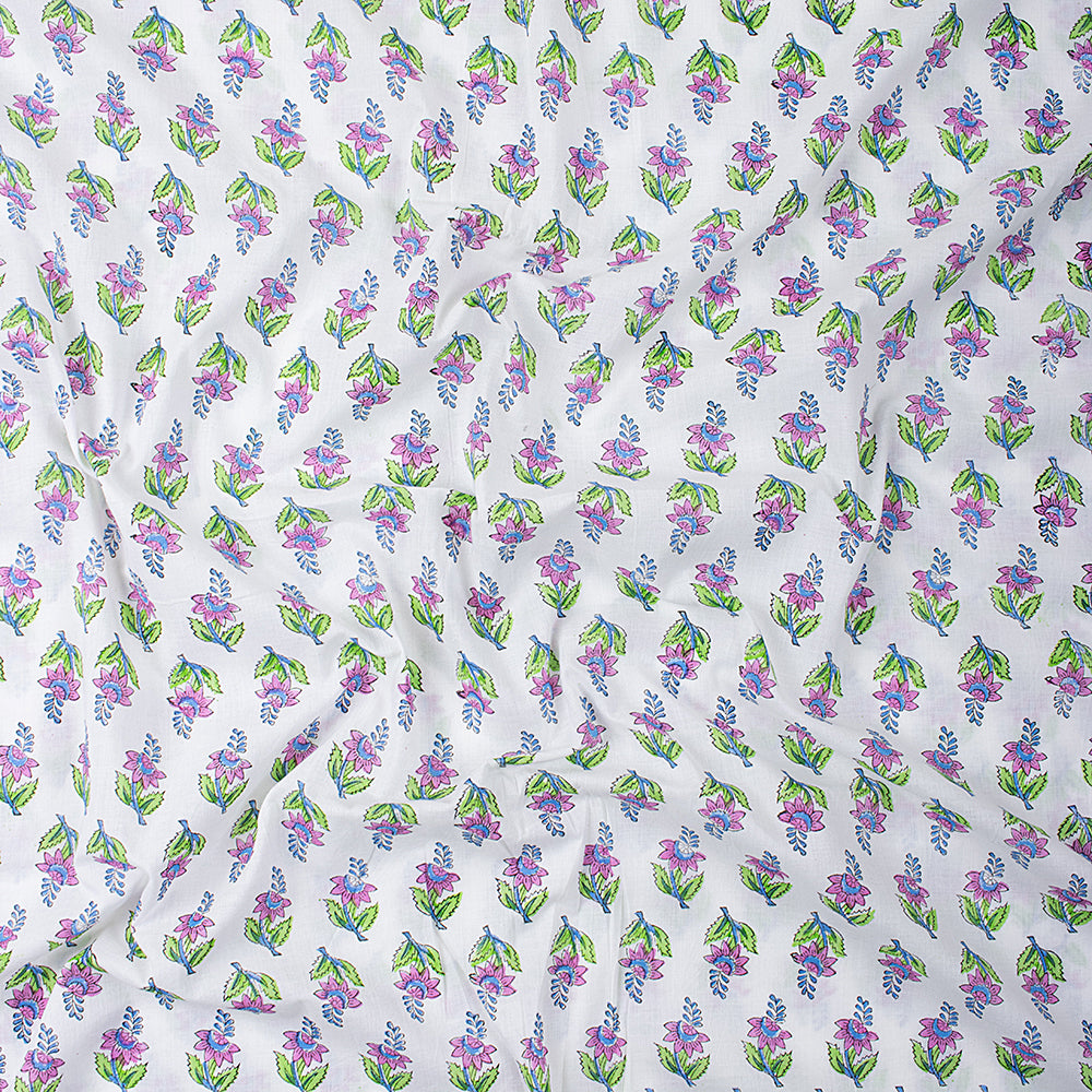 Floral Design Cotton Printed Fabric