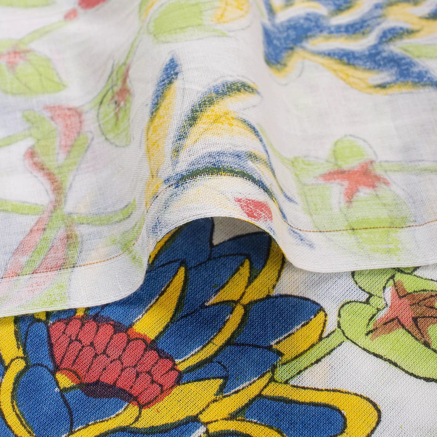 Premium Multicolor Floral Hand Block Printed Cotton