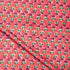 Indian Red Floral Pure Cotton Fabric