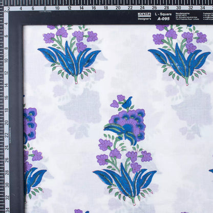 Organic Cotton Hand Block Printed Fabric for Dress Material