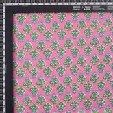 Attractive Floral Hand Block Print Fabric Online in India