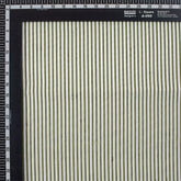 Green Stripe Hand Block Print Fabric Online