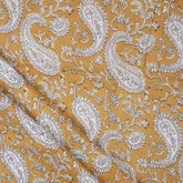 Paisley Hand Block Print Fabric for Dress Online