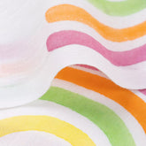 Rainbow Hand Block Printed Cotton Fabric