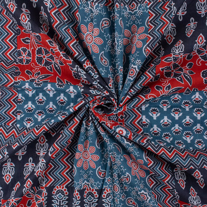 Patchwork Hand Block Printed Cotton Fabric