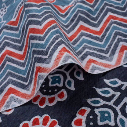 Patchwork Hand Block Printed Cotton Fabric