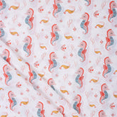 Animal Hand Block Printed Cotton Fabric by the Yard