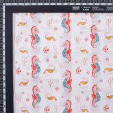 Animal Hand Block Printed Cotton Fabric by the Yard