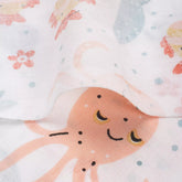 Fish Hand Block Printed Organic Cotton Fabric