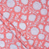 Red Floral Hand Block Printed Fabric